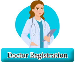 Doctor with patient
